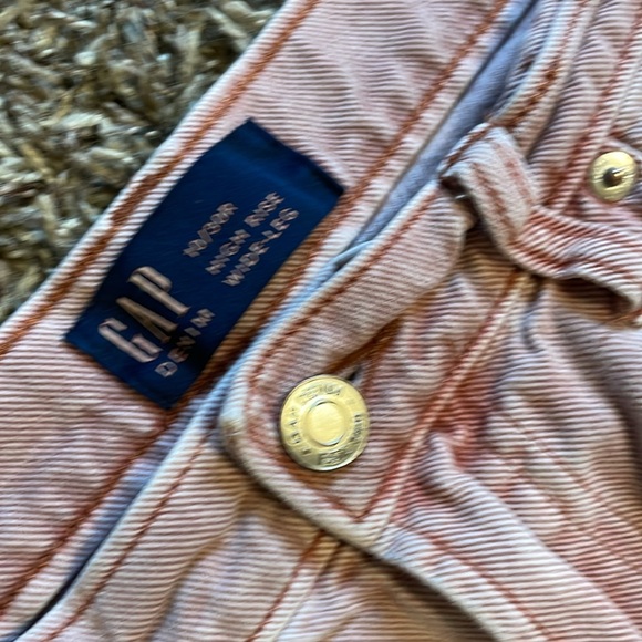 Gap High Rise Wide Leg Pink Jeans - Picture 2 of 5